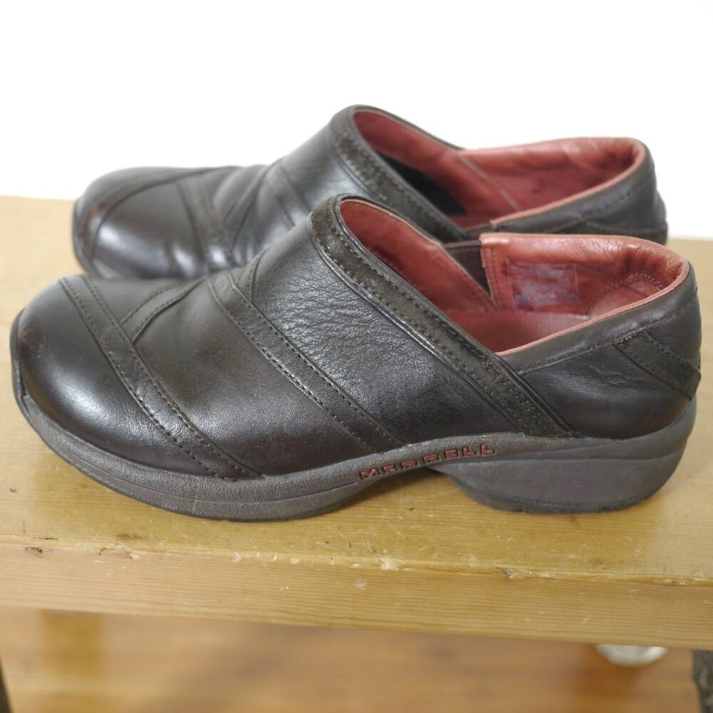 Merrell Primo Patch Leather Performance Comfort Walking Womens Shoes 7 37.5